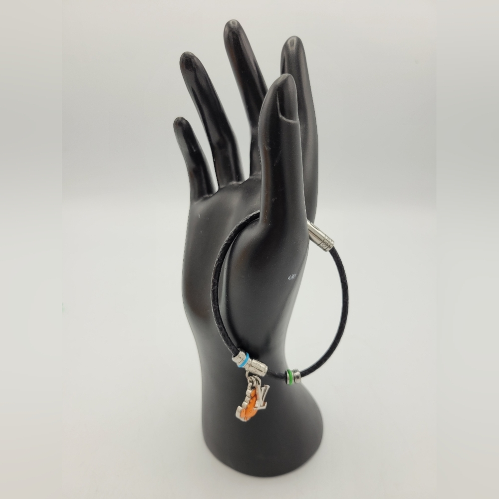 Louis Vuitton Black and Orange Crab Bracelet - Picture 4 of 8